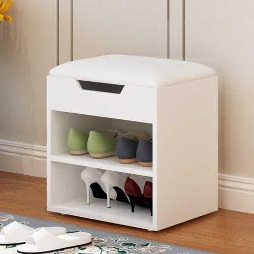 40*30*43CM Multipurpose Shoes Storage Stool Shoes rack Living Room Shoes Cabinet