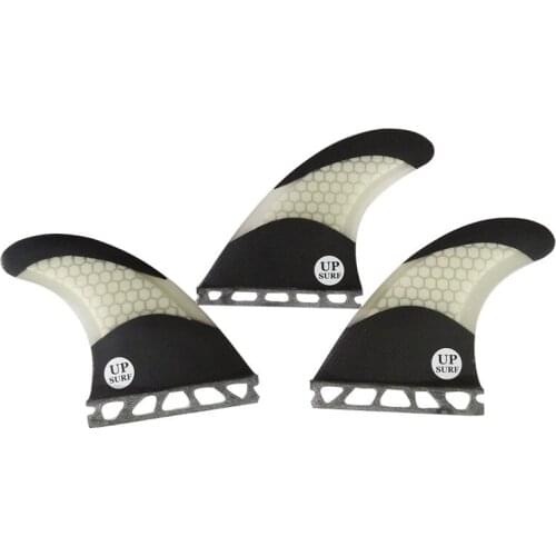 Free shipping Surf Future Fin G7 Carbon fiber Honeycomb Fiberglass Fibre Fins 3 color Future tri set Fins in Surfing