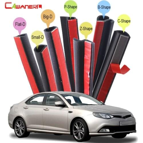 Cawanerl For MG 3 5 6 7 Car Hood Door Trunk Seal Sealing Strip Kit Weatherstrip Vehicle Rubber Seal Edge Trim Sound Insulation