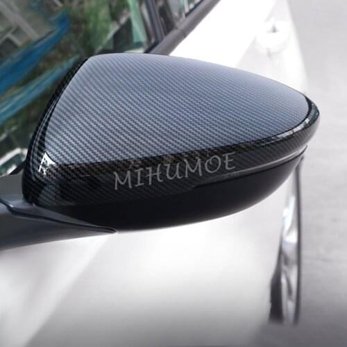 Carbon Fiber Rearview Cover For Honda New Accord Hybrid 2018 2019 Exterior Side Mirror Cap Overlay