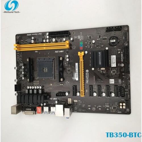 For BIOSTAR for TB350-BTC AM4 6*PCI-E A6 9500 TB85 TB250 Mining Motherboard Test Before Shipment