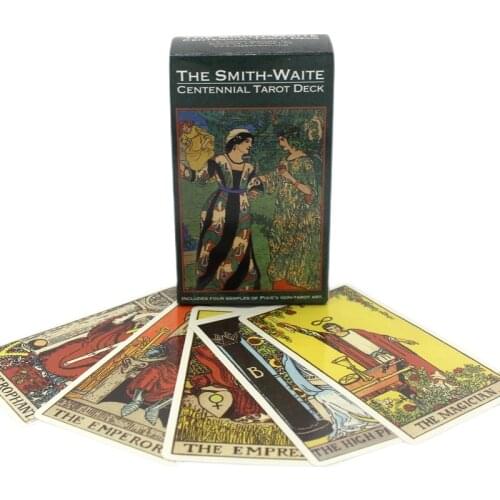 Big Size Art Tarot Cards Original Luxury Collection Divine Magic Party Table Games Standard English Waite Card Tarocchi Gifts