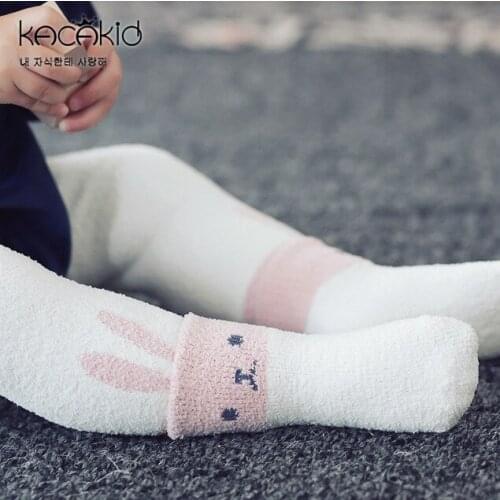 KACAKID Winter Unisex Children Pantyhose Set Warm Cartoon Pattern Children Tight Pantyhose Set Boys Girls Baby Tight Sets Ka1273