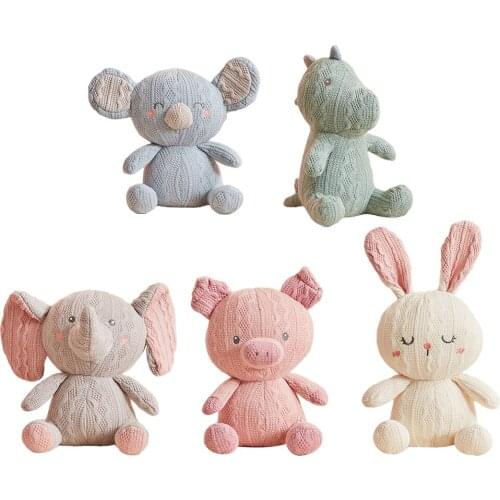 Cute Animals Plush Toy Soft Cartoon Sleeping Accompany for Home Sofa Car