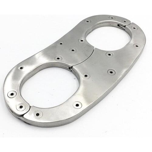 Stainless Steel Hand Cuffs Adult BDSM Bondage Erotic Games Sex Toys For Couples Handcuffs Slave Fetish Metal Restraints Tools