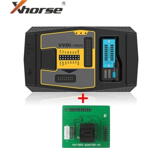 Original Xhorse VVDI PROG Programmer V4.9.7 Plus PCF79XX Adapter for VVDI PROG Programmer