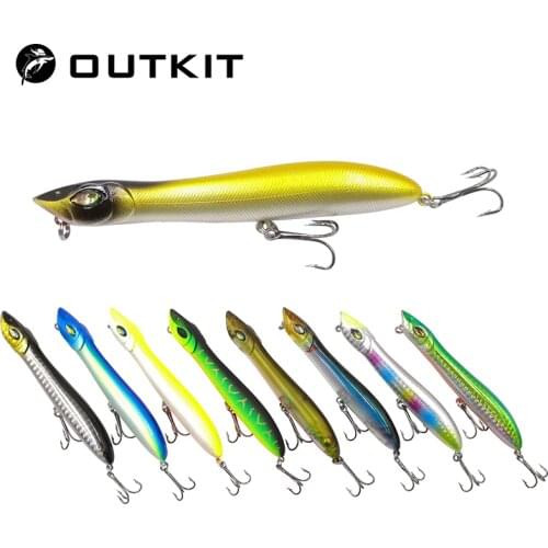 OUTKIT 1Pcs 10.5m/10g Fishing Lure Snake Head Popper Bait Plastic Hard Baits Lure Fishing Peche Iscas Artificial Para Pesca
