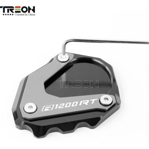 For BMW R1200RT R1200 RT R 1200RT 2004-2013 Motorcycle CNC Kickstand Foot Side Stand Extension Pad Support Plate Enlarge Stand