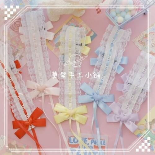 Handmade Lolita Hair Band Light Lo Daily Hair Accessories Macaron Color Series Headdress Lolita Matching