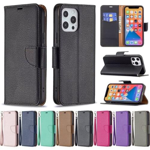 Luxury Wallet Case for iPhone 13 12 Mini 11 Pro Max XR X XS 6 7 8 Plus SE 2020 Cover Flip Leather Shockproof Phone Bags Coque