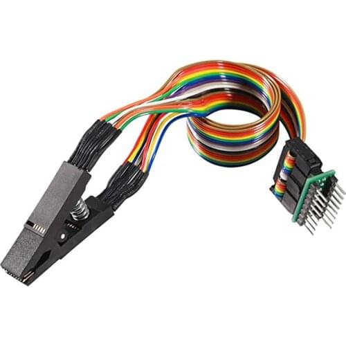 SOIC16 SOP 16 Pin IC Flash Chip Test Clamp BIOS Programmer IC Clips Adapter Sop16 to Dip16 for 25 Series Rt809F Tl866Cs Tl866A