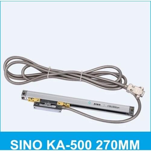 Free shipping SINO KA-500 270mm 5um digital read out KA500 0.005mm 270mm linear glass scale for Spark machine CNC lathe