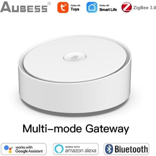 Tuya ZigBee 3.0 Multi-mode Gateway Hub Smart WiFi Bluetooth Mesh Hub Work with Smart Life App Voice Control Alexa Google Home