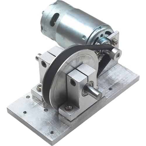 DIY Lathe Head Assembly Powerful 20000RPM 12-48V 997 Motor Rotating Spindle Device 3MM Synchronous Wheel Belt for 50/63MM Chuck