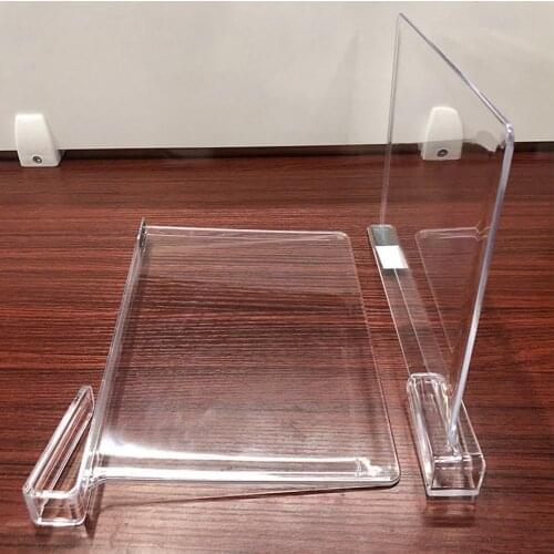 2 Pcs Shelf Dividers Durable Acrylic Bookcases Clear Shelf Separators Household Wardrobe Cabinet Partition Shelf Dividers