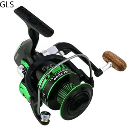 2021 High Quality GL Series 5.5:1 Fishing Reel High Hardness Aluminum Alloy Spool Spinning Wheel Fishing Coil 1000-7000