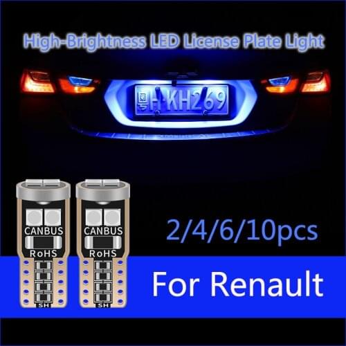 Car T10 W5W 194 LED CANBUS Parking Clearance Light For Renault Duster Megane 2 3 Logan Clio 4 2 Captur Sandero Laguna 2 Scenic