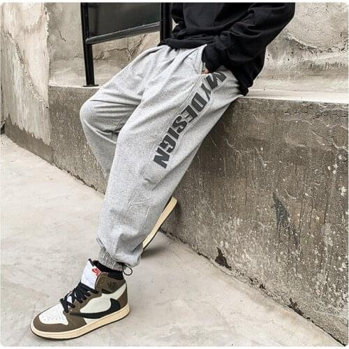Chao brand knitted pants mens spring new loose radish casual pants AMI Kaji cotton sports pants mens
