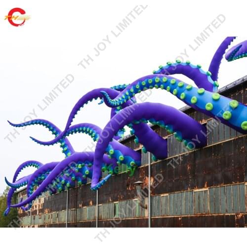 4.5m giant inflatable octopus tentacles balloons for sale, commercial inflatable octopus legs halloween building decorations
