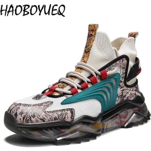 HAOBOYUEQ Men's High Top Sneakers