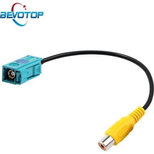 1PCS Fakra Z Female to RCA Female Video Cable Car Parking Reversing Rear View Camera Adapter Cables for Mercedes benz for Ford