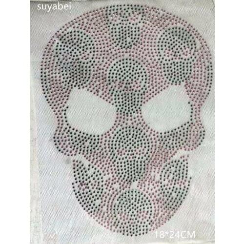 Round Applique Iron On Rhinestone Transfer iron on applique patches hot fix rhinestone transfer motifs