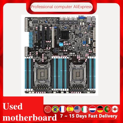 For ASUS Z9PR-D16 Used original For Intel C602 Server motherboard Socket LGA 2011 DDR3 X79 X79M Motherboard