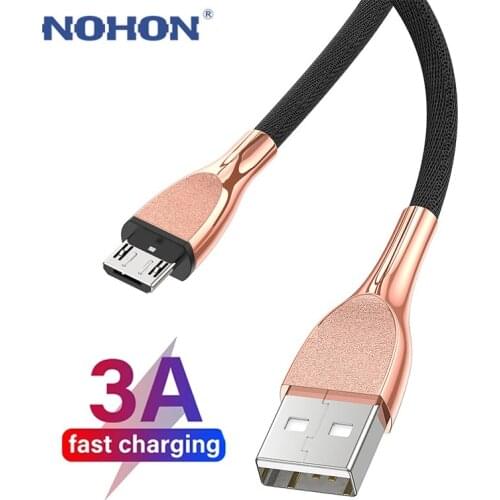 Micro USB Cable 3A Fast Charging Micro Data USB Cable For Samsung S6 S7 J7 Xiaomi Huawei Android Mobile Phone Charger Cable Cord