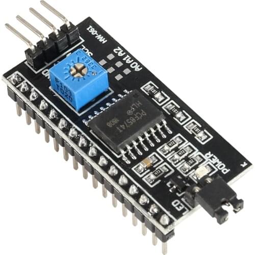1PCS SAMIORE ROBOT Serial Board Module Port PCF8574 IIC/I2C/TWI/SPI Interface Module 1602 LCD Display