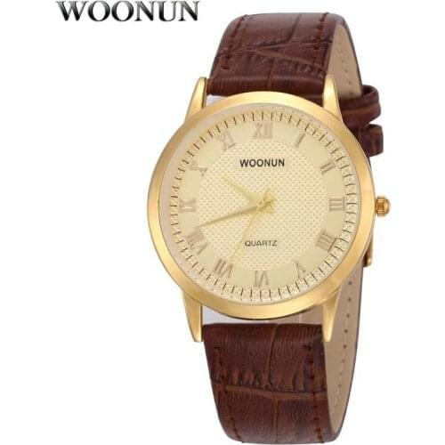 2020 Men Gold Watches Minimalist Watches Men Leather Band Quartz Watches Men Business Watches relogio masculino Mannen Horloge