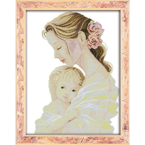 Mather cross stitch kit people 18ct 14ct 11ct count print canvas stitches embroidery DIY handmade needlework