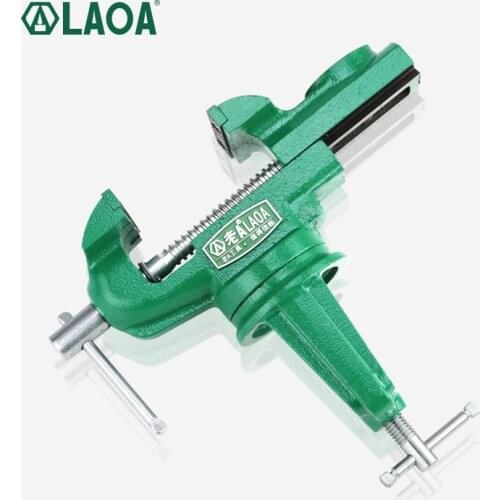LAOA Table Vice Mini Clamp-on Bench vise Multifunctional Bench Screw With Large Anvil Hobby Clamp On Table Bench Vise