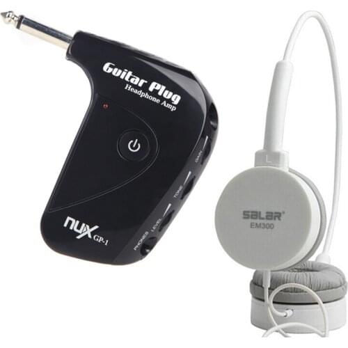 Nux gp-1 Electric Guitar Amplifier multi-effects Guitar Pedal Guitar Plug Headphone Amp Heavy Bass Stereo Headset Headphones