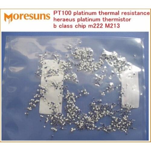 Fast Free Ship 5pcs PT100 Platinum Thermal Resistance Chips for Heraeus Platinum Thermistor B Class Chip m222 M213 PT Sensor