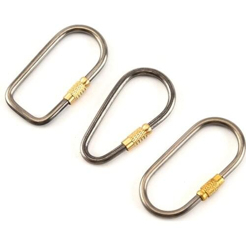 Portable Outdoor Carabiner Clip Anti-rust for Tents Ropes Connections