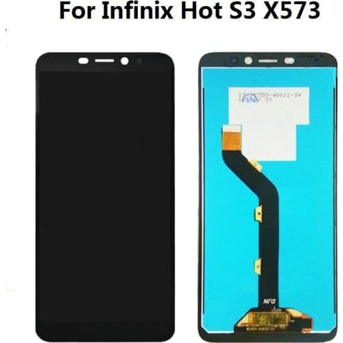 High AAA Quality For for Infinix Hot S3 X573 LCD Screen and Digitizer Touch Screen Assembly Black