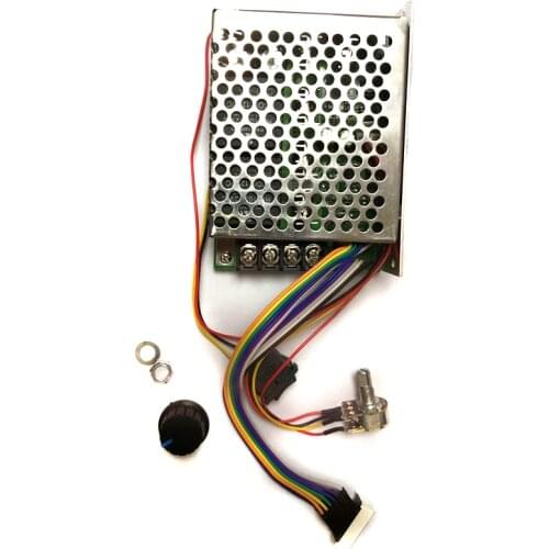 WSFS Hot DC 10-55V 60A DC Motor Speed Controller PWM 12V 24V 48V 2000W MAX 100A Reversible Potentiometer On/Off/on Switch