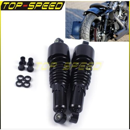 267mm 10.5in 2x Rear Slammer Shocks Absorber Tail Damper for Dyna Street Bob Low Rider Fat Bob Wide Glide FXD fxdl 1980-2016