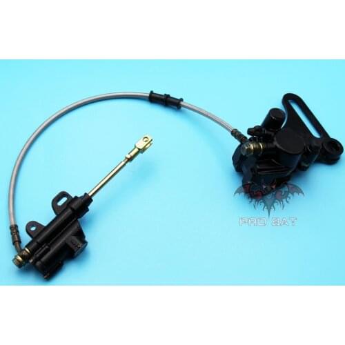 Rear Hydraulic Disc Brake Caliper System + Pad For 110cc 125cc 140cc PIT PRO Trail Dirt Bike 15mm