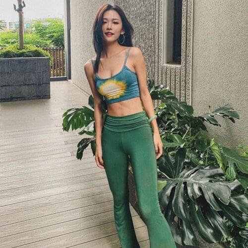 2021 Cyber Summer Women Flare Pants Harajuku High Waist Trousers Girl Style Sexy Strechy Streetwear Casual Joggers