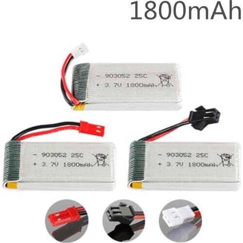 3.7v 1800mAh lipo Battery for KY601S SYMA X5 X5S X5C X5SC X5SH X5SW X5HW X5UW M18 H5P HQ898 H11D H11C Helicopter battery