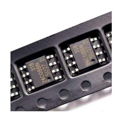 Free Shipping 200PCS 24C08 SOP8 AT24C08 AT24C08N-10SU-2.7