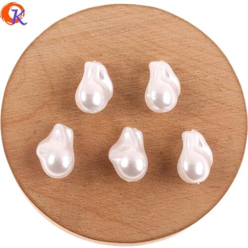 Cordial Design 100Pcs 15*23MM Imitation Pearl Bead/Acrylic Beads/Hand Made/DIY Beads Making/Jewelry Accessories/Earring Findings