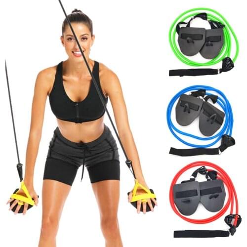 Fitness Resistance Bands Swimming Arm Strength Trainer Pilates Stretch Pull Ropes Tubes For Outdoor Gym Muscle Training