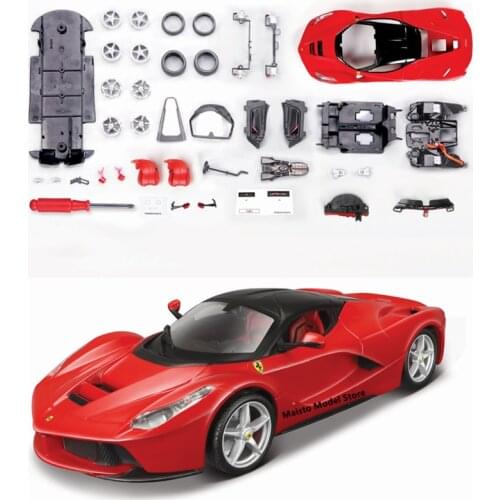 Maisto 1:24 LaFerrari Ferrari Assemble Model kits Assembly line die-cast precision model car Model collection gift