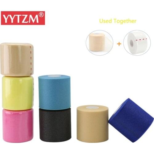 Skin Membrane Foam Bandage Sports Tape Base Use Badminton Racket Non-slip Sport Protection Knee Elastic Bandage fixed Ankle