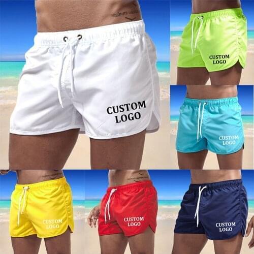 Summer Hot Shorts Mens Custom Logo Shorts Mens Summer Loose Breathable Casual Shorts Beach Shorts Wear Surfing Pants Swimsuits