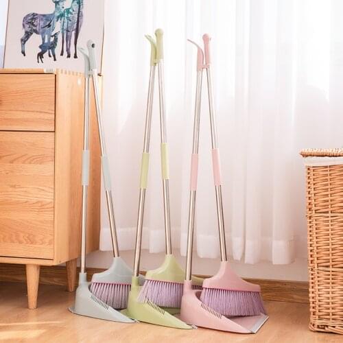 Brooms Set Dustpan for Floor Wiper Mop Household Cleaning Tools Magic Hair Dust Robot Vacuum Sweeper Squeeze Garbage Scoop Brush