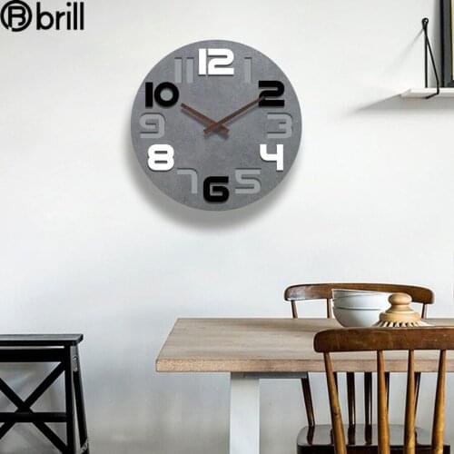 Nordic Silent 3d Wall Clock Creative Acrylic Generation Industrial Decor Wall Watches Living Room Clocks Wall Home Decor Kitchen