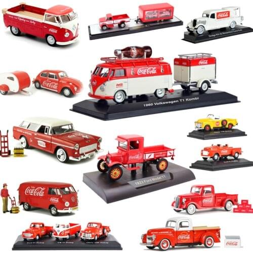 New 1/64 1/43 VW Volkswagen T1 Car Model Transport Truck Alloy Die-casting Home Display Collection Christmas Gifts Toys For Boys